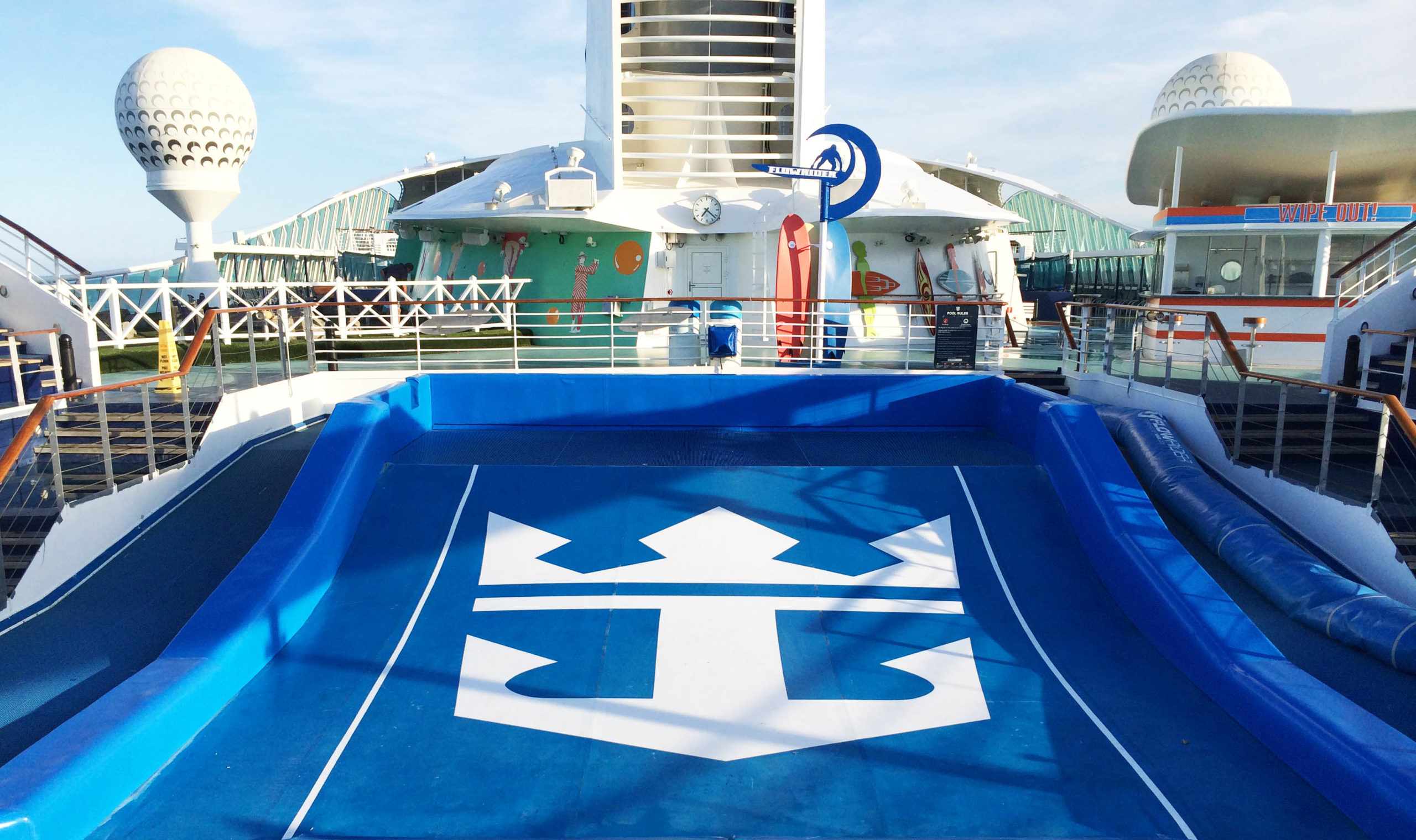 FlowRider INC. Refurbishes Royal Caribbean Liberty of the Seas FlowRider in 3 Days! FlowRider