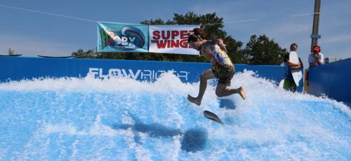 Rider doing trick at H2oBX Waterpark