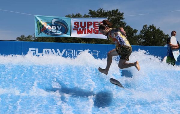 Rider doing trick at H2oBX Waterpark