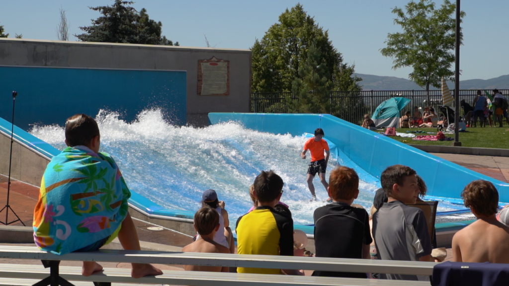 FlowRider Surf Simulator at Lindon Aquatics Center